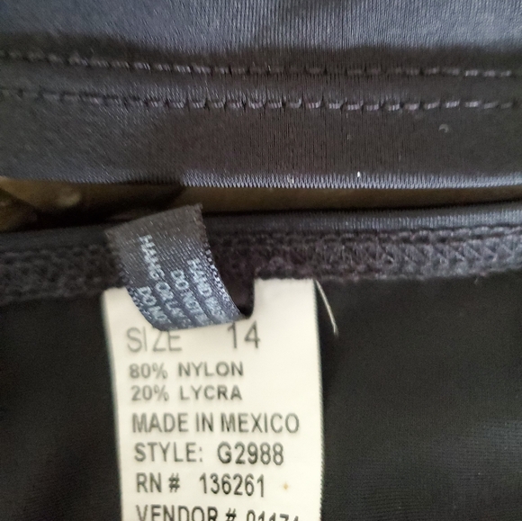 SPIEGEL Womans Bikini Set Size 14 SIMPLE BLACK - Picture 4 of 5